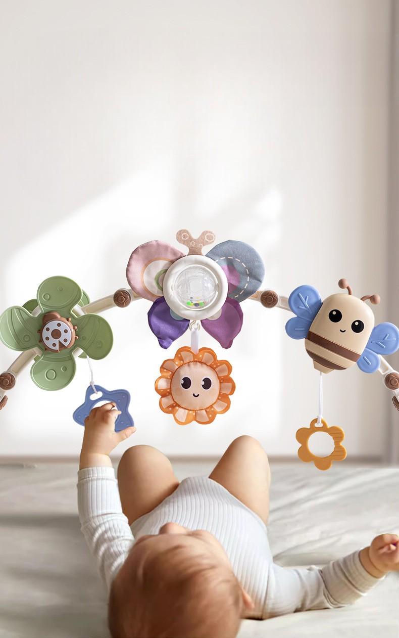 Дуга розвиваюча Huanger для коляски ліжечка з проектором Різнокольоровий - фото 4 Дуга розвиваюча Huanger для коляски ліжечка з проектором Різнокольоровий - фото 4