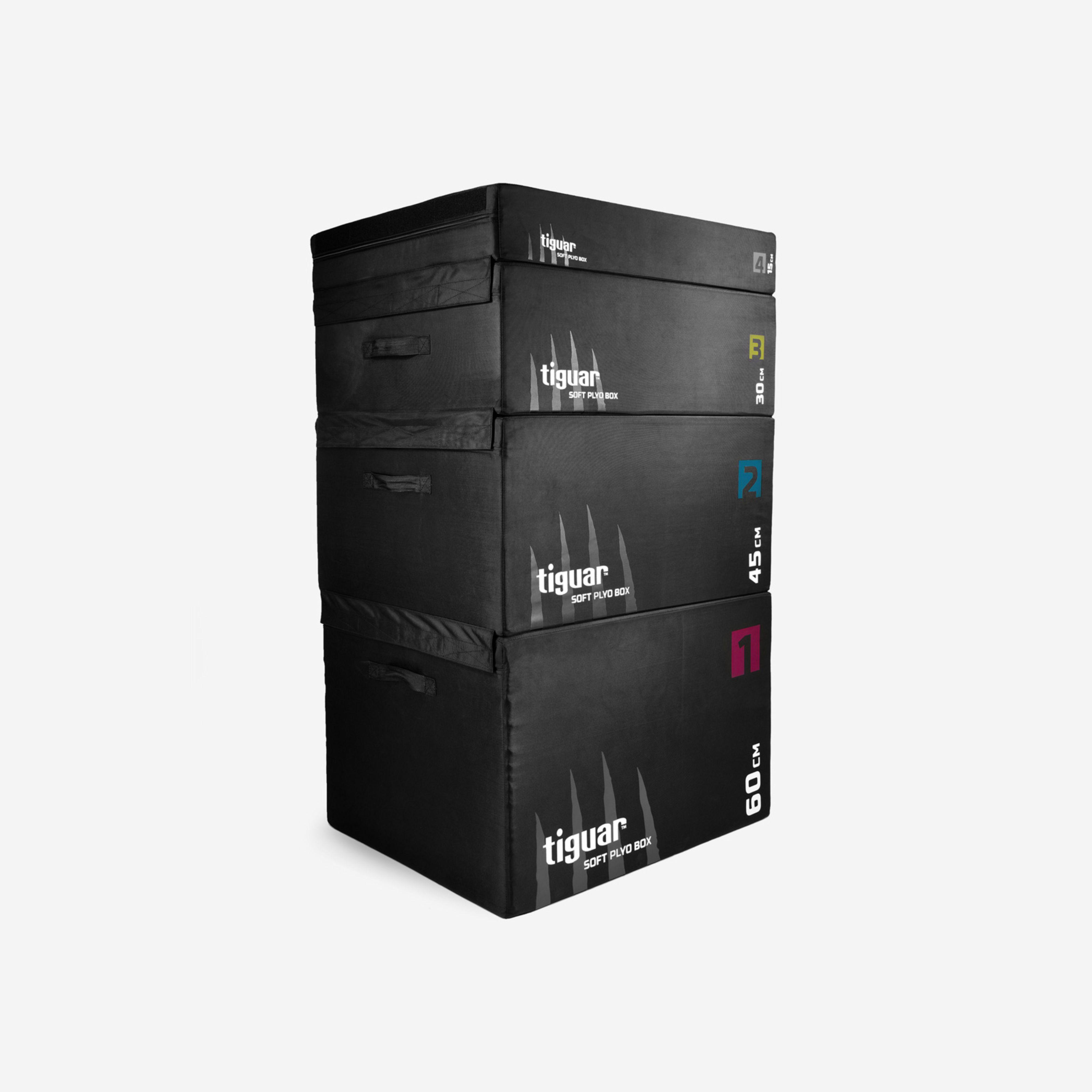 Набір м'яких пліометричних боксів Tiguar Plyo Soft Box 4 модулі до 150 см (TI-PSB001V2)