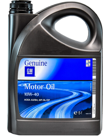 Мастило моторне GM Motor Oil 10W-40 5 л (93165216)