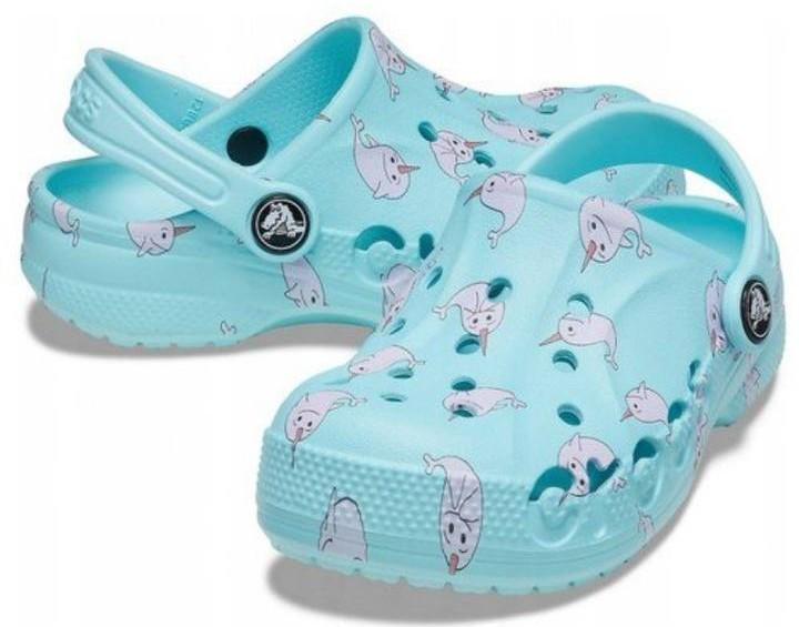 Крокси для дівчинки Crocs Baya Graphic Blue р. 32/33 Блакитний (26137)