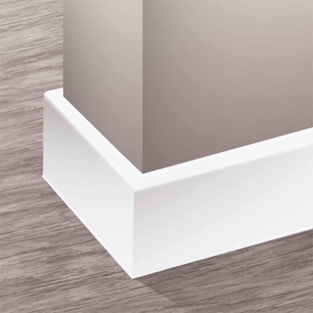 Плинтус ПВХ Cezar Masterline White 9003 2,2 м - фото 3 Плинтус ПВХ Cezar Masterline White 9003 2,2 м - фото 3