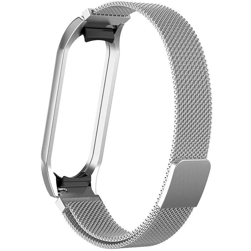 Ремінець Milanese Loop Design для Xiaomi Mi Band 7 Silver (00000077055_1)