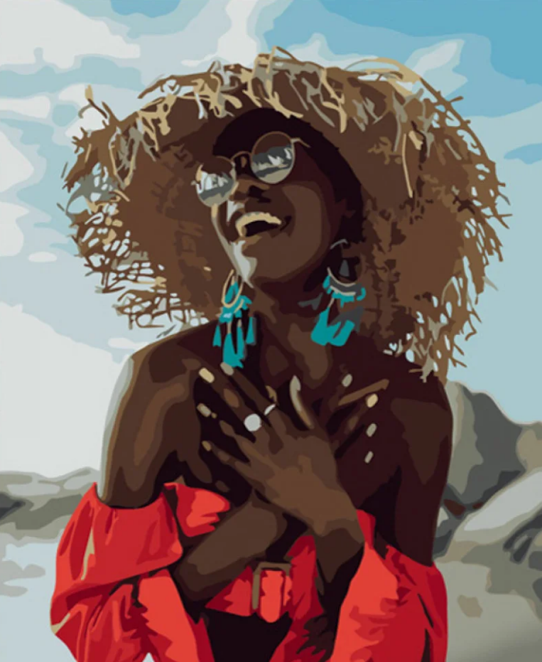 Картина за номерами Strateg Сонячна відпустка 40x50 см (GS740) Картина за номерами Strateg Сонячна відпустка 40x50 см (GS740)