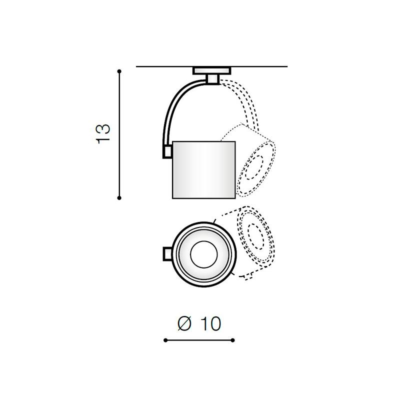 Трековый светильник Azzardo Costa Arm Track AZ3486 - фото 2