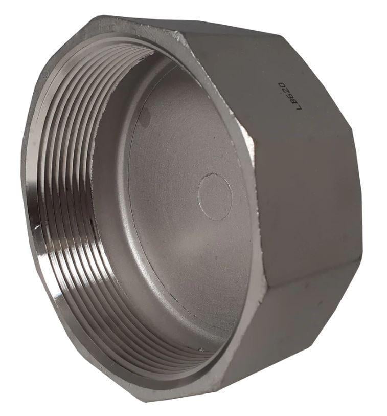 Заглушка внутренняя резьба BSP 1 1/2" нержавеющая сталь AISI316 (27615524)