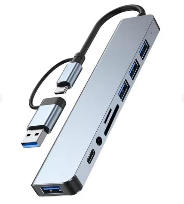 USB-хаб 3.0 Type-C/Type-A на 8 портов (AWN-00147) USB-хаб 3.0 Type-C/Type-A на 8 портов (AWN-00147)