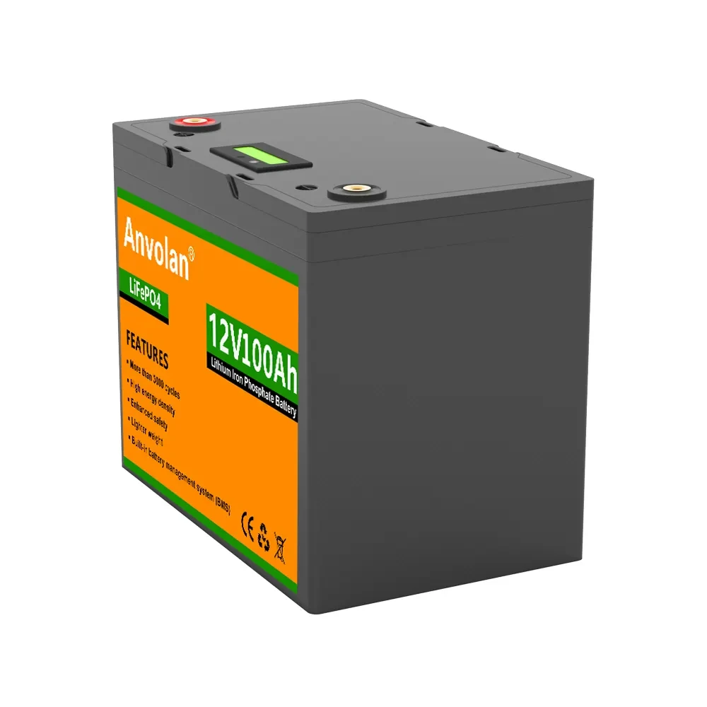 Літій-залізо-фосфатний акумулятор Anvolan 12V 100Ah (2567583229) - фото 5 Літій-залізо-фосфатний акумулятор Anvolan 12V 100Ah (2567583229) - фото 5