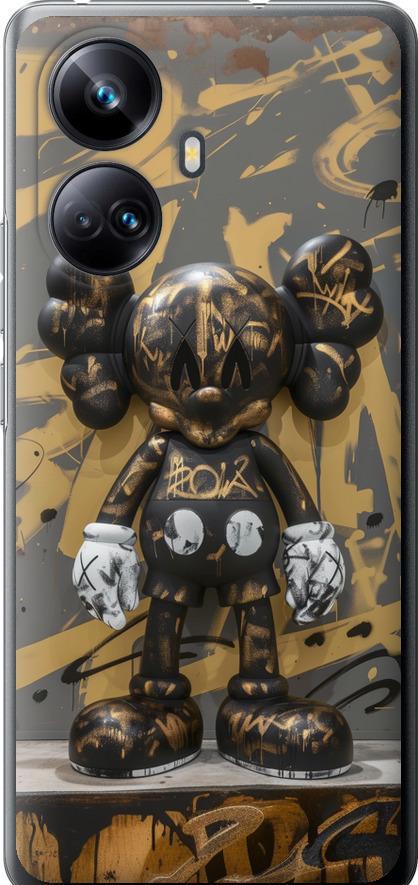 Чехол на Realme 10 Pro Plus Bronze kaws (6097u-2944-42517)