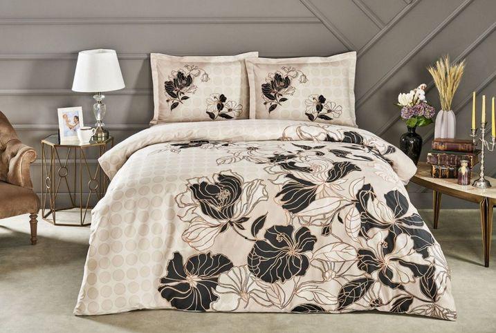 Постельное белье TАС Sharon kapicino v01 Сатин Евро