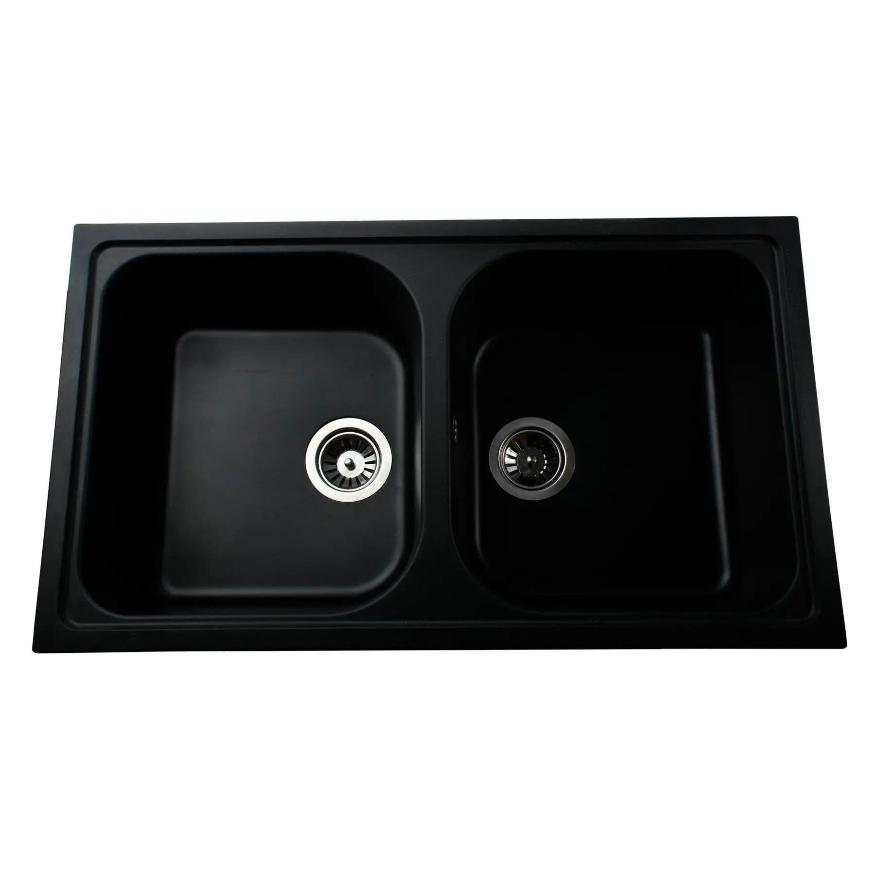 Мийка кухонна Bretta Longrand Black (38366206)