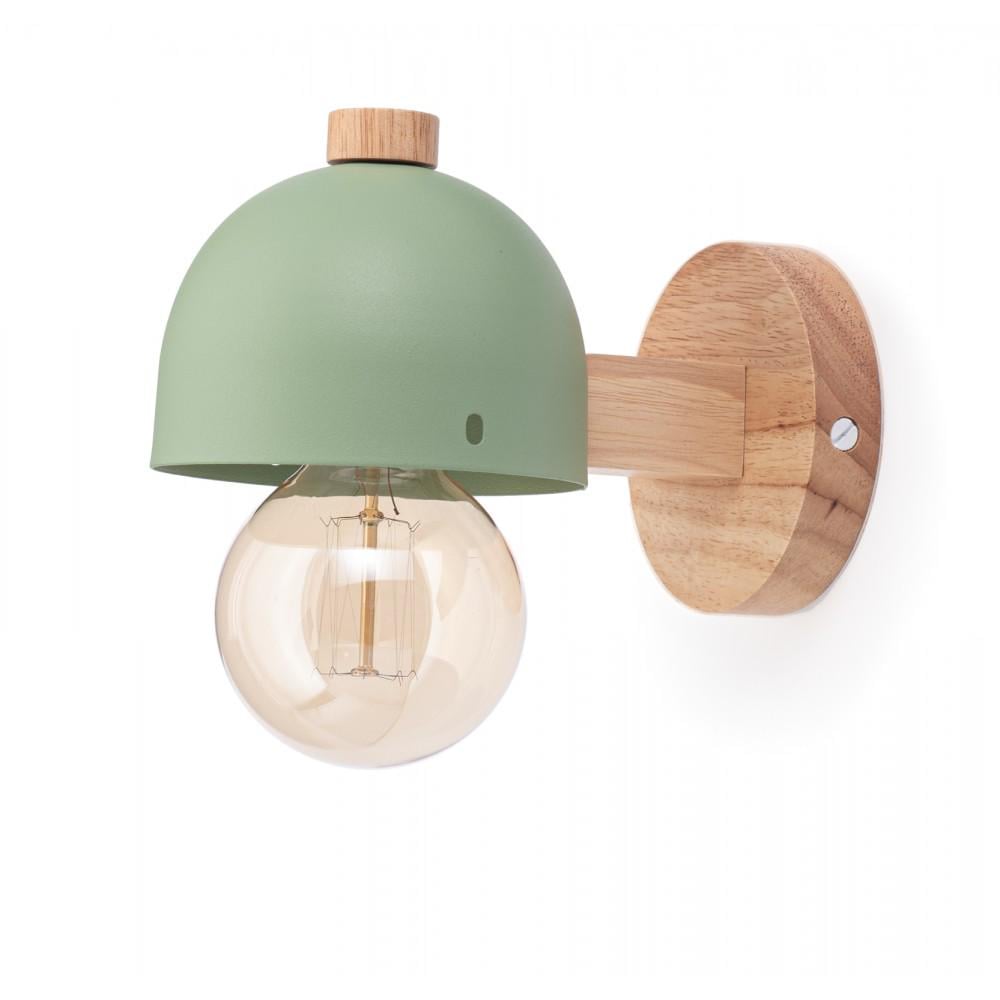 Бра White Mushroom Wood Olive (WL-000110/OLIVE)