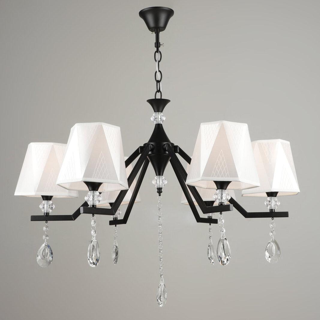 Люстра Sirius на шесть плафонов под лампу Е27 Черный (B NH5740/6 BK)