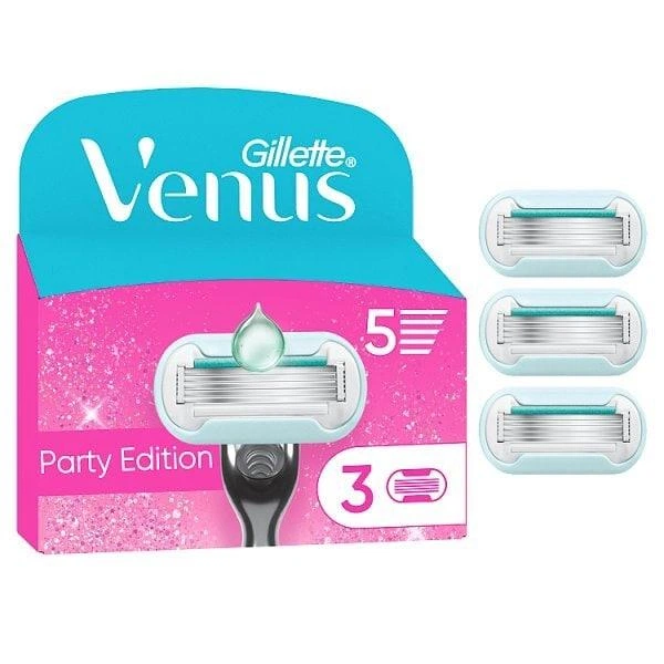 Картриджи сменные для бритья женские Venus Extra Smooth Party Edition 3 шт.