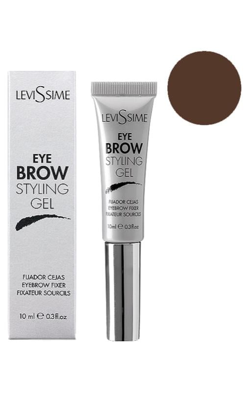 Стайлер для брів LeviSsime Eye Brow Styling Gel Color Темно-коричневий (33137)