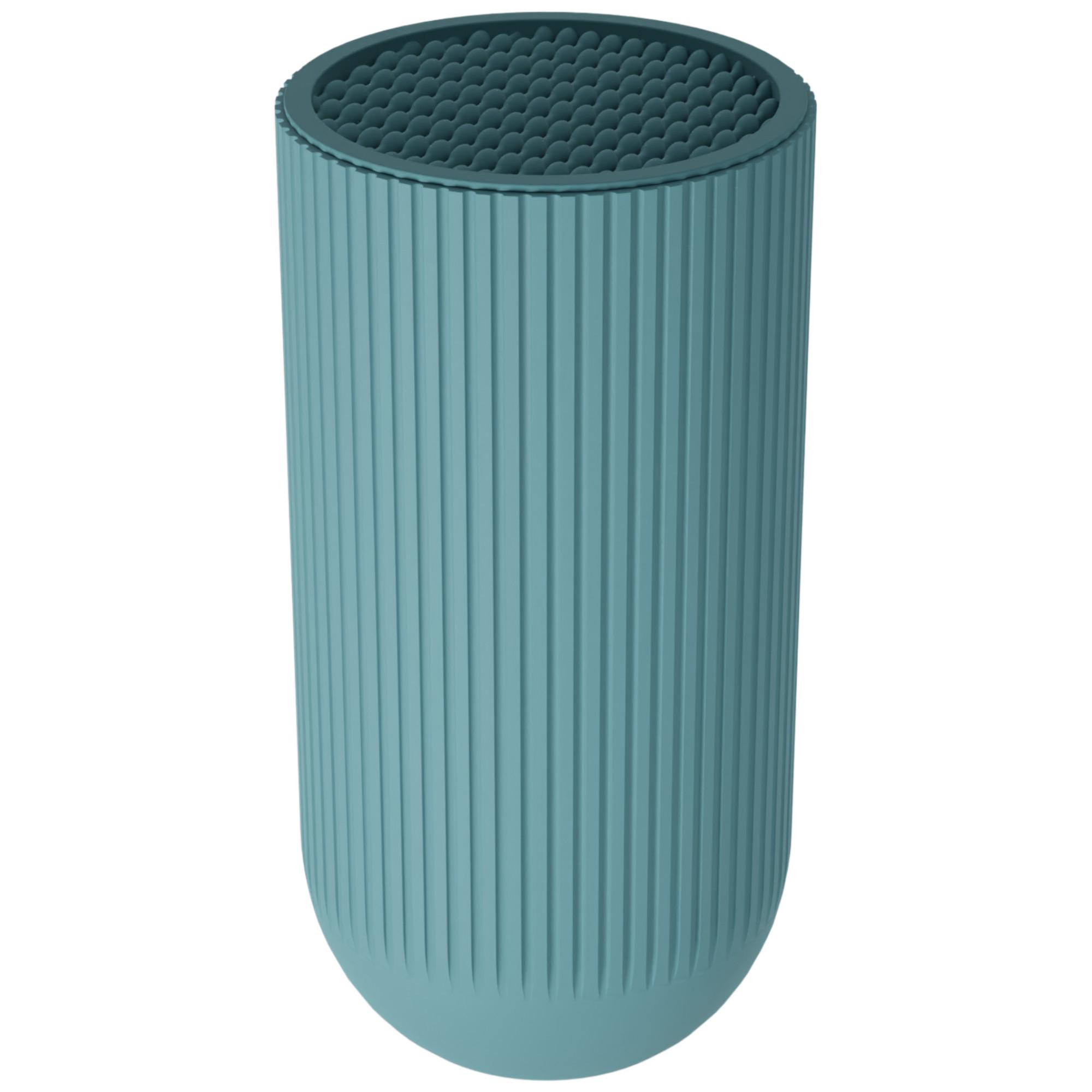 Подставка для ножей Ritter Vizo с наполнителем 24х12х12 см Бирюзовый (29-305-027)