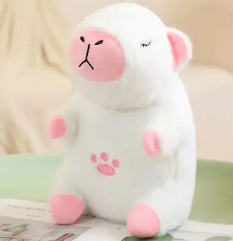 Мягкая игрушка интерактивная Snuggle Pulse CapyBuddy дышащая 30 см Коричневый (23061983)