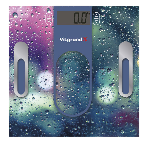 Весы напольные ViLgrand VFS-1833 капли дождя (5-1-VFS-1833)