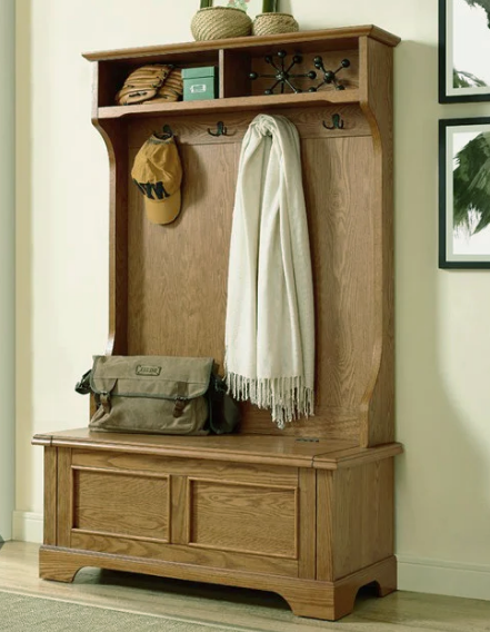 Гарнитур для прихожей из дерева Монтеверде Мускат (ПИЕ-001007)