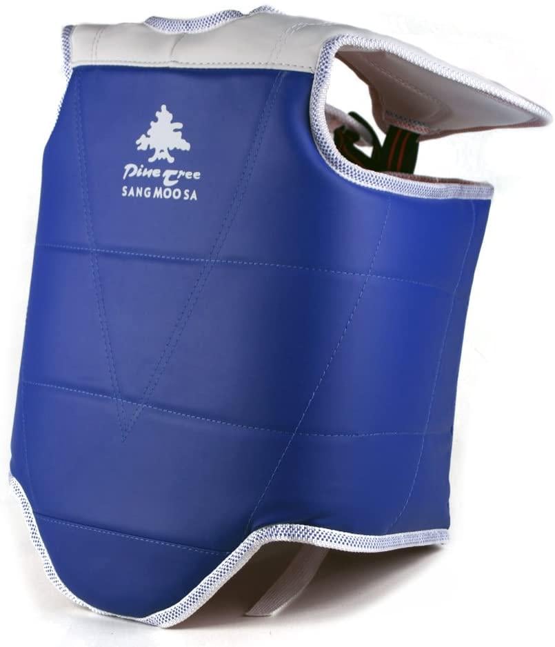 Жилет для тхэквондо Pine Tree Deluxe двухсторонний №1 Красный/Синий (32112) - фото 2