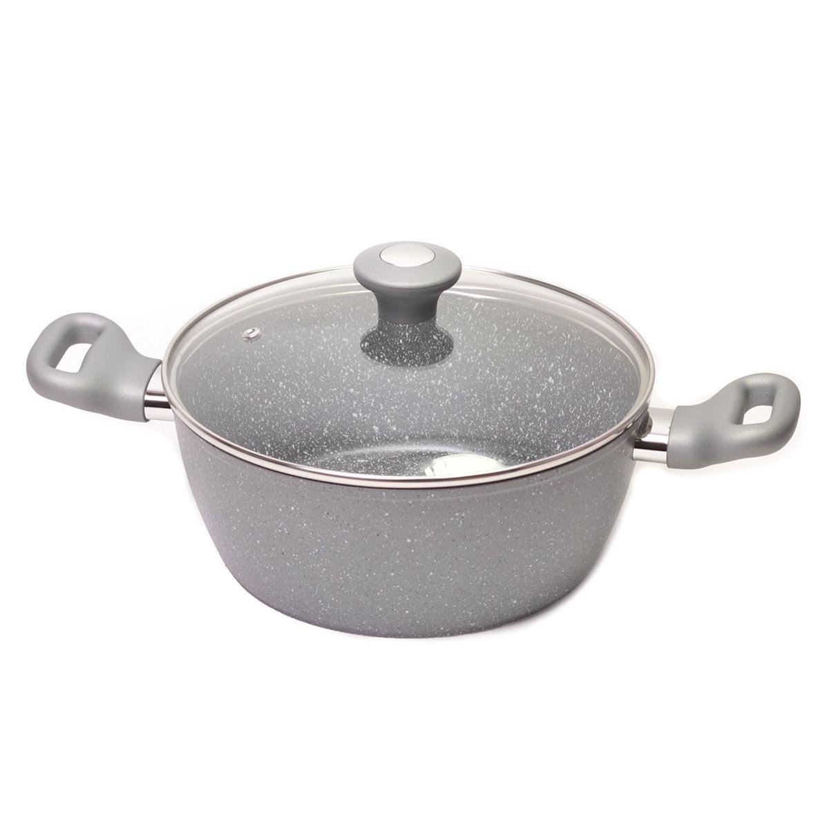 Кастрюля Kamille с крышкой и антипригарным покрытием 4,0 л 24 см (4281)