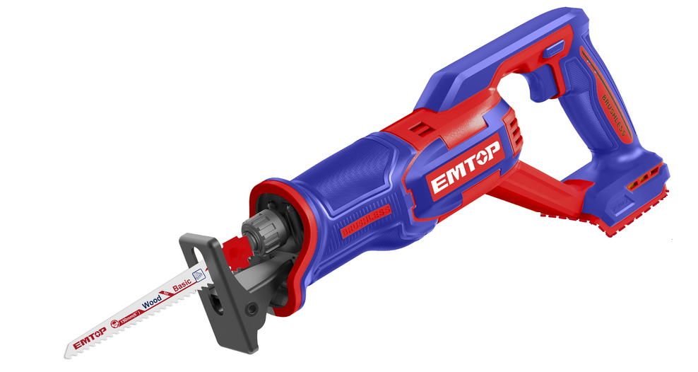 Пила шабельна акумуляторна EMTOP ELRS202108 без АКБ та ЗП
