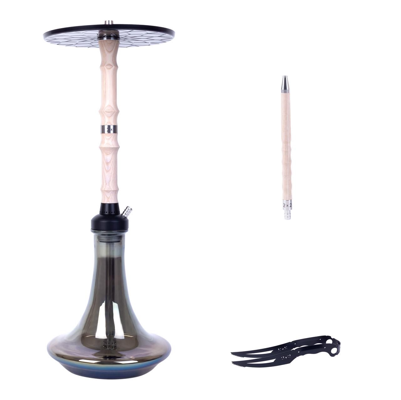 Кальян 2x2 Hookah v 1.1 на 1 персону 65 см Cream (1154106444)