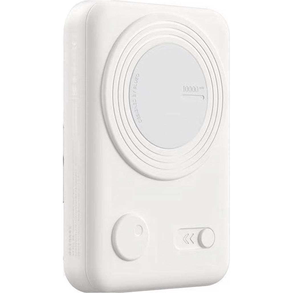 Зовнішній акумулятор Blueo Magnetic Wireless With Stand 20W 10000 mAh White (P010WHTS) - фото 1 Зовнішній акумулятор Blueo Magnetic Wireless With Stand 20W 10000 mAh White (P010WHTS) - фото 1