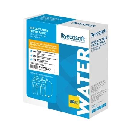 Комплект картриджей Ecosoft 1-2-3 для фильтров обратного осмоса (CHV3ECO)