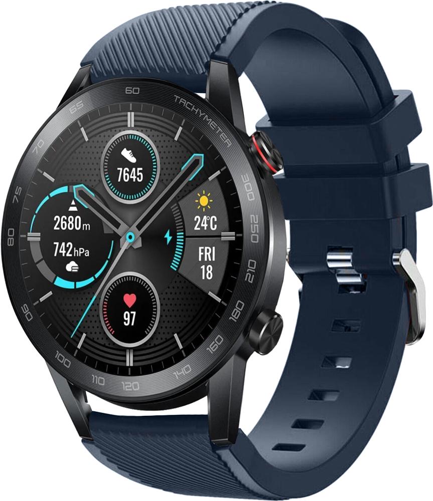 Ремінець Cross для Honor Magic Watch 2 46 мм Dark blue (19519)