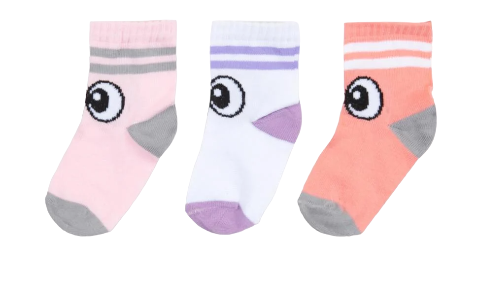 Носки детские хлопковые демисезонные для девочки Gabbi NSD-327 р. 10-12 6 пар (90327)