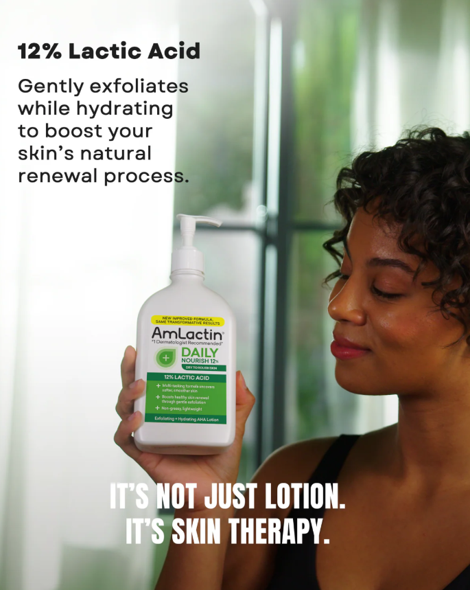 Лосьон ежедневный питательный Amlactin Daily 12% Lactic Acid Moisturizing Lotion - фото 4