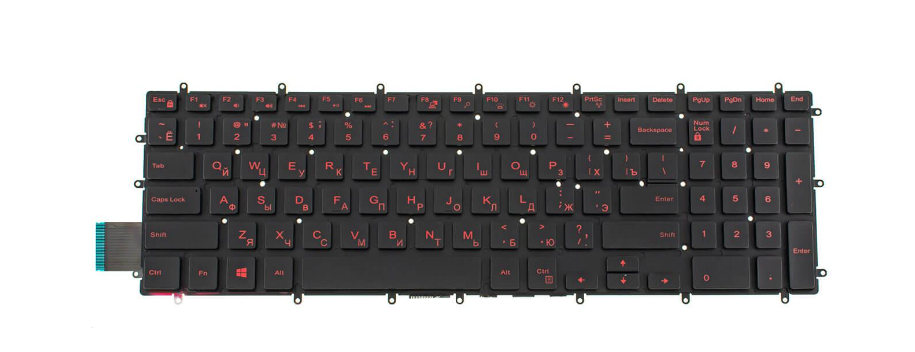 Клавиатура для ноутбука Inspiron 3595 подсветка клавиш (123307)