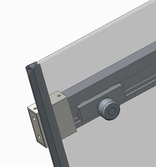 Душевая дверь в нишу KOER SR SD02-120x200-TR-01 прозрачное стекло Easy Clean 8 мм Хром (KR5384) - фото 2