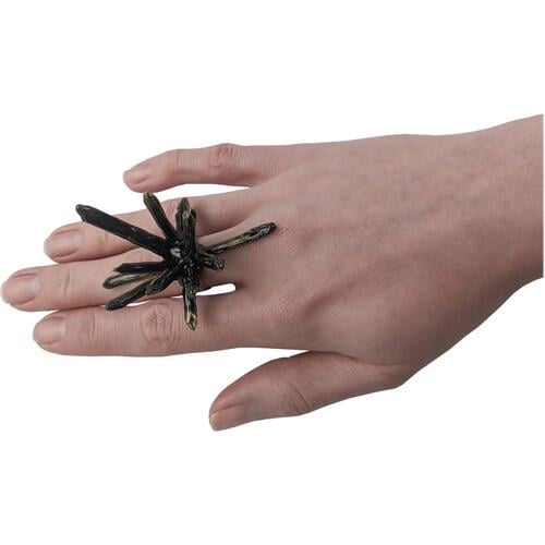 Перстень терновый Seta Decor 23-506BLK-GL