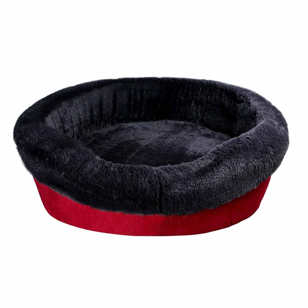 Лежак для собак Ferplast DONAT M 65 см Красный/Черный (1603886257)