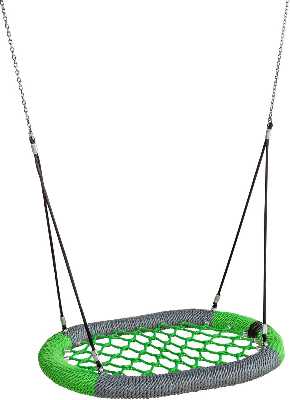Качели KBT Гнездо Oval Pro 120x87 см Серо-салатовый (192.002.005.001)