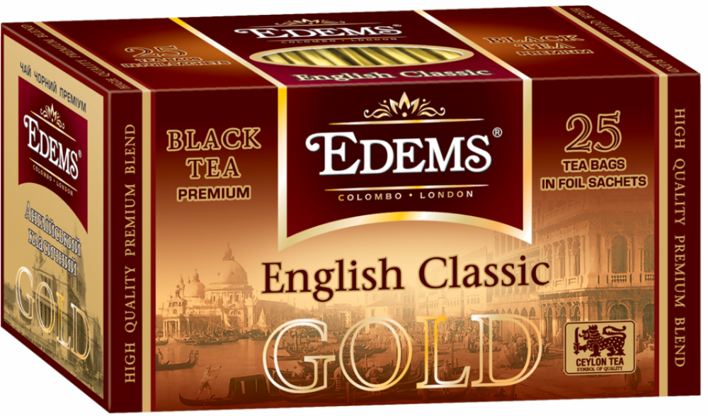 Чай черный Edems Английский классический Gold 25 пак. 50 г (13294)
