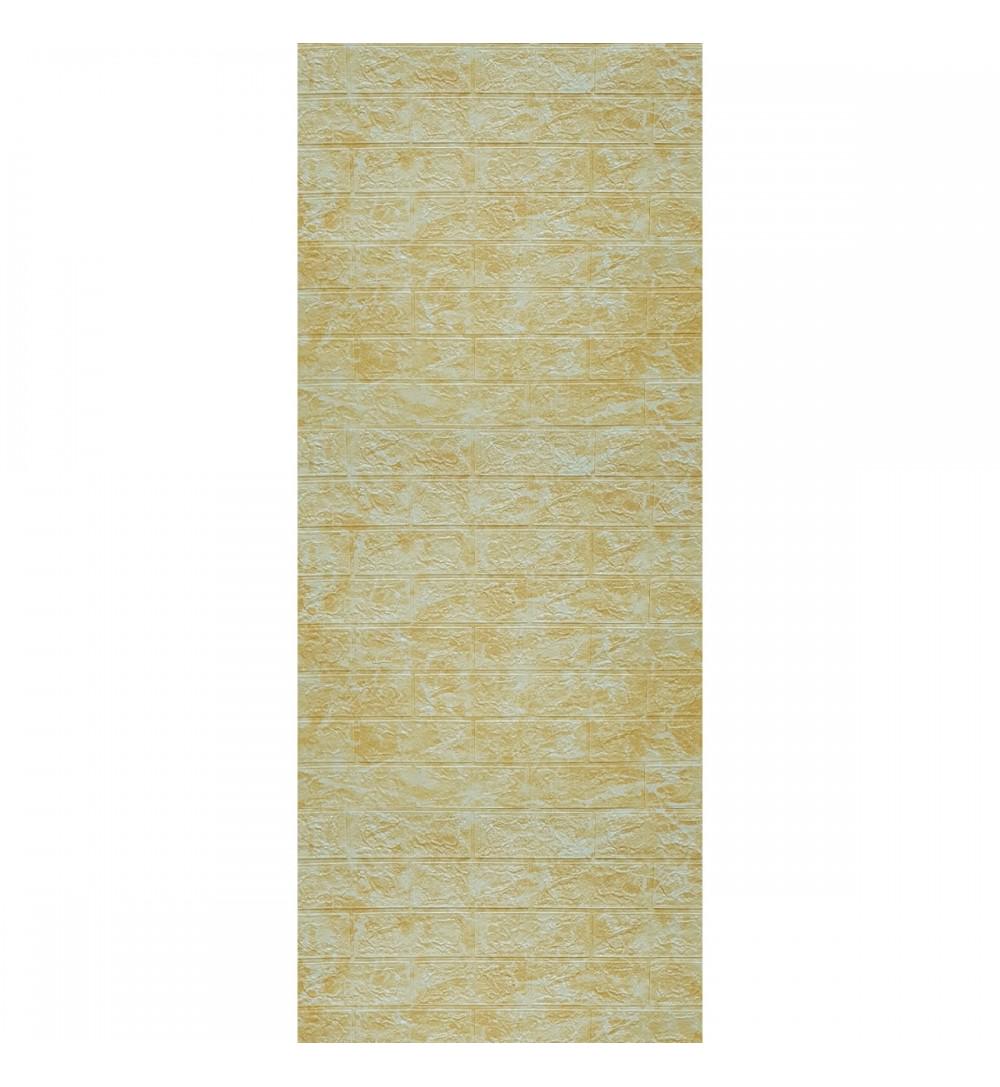 3D-панель самоклеящаяся декоративная Кирпич в рулоне 20000x700x3 мм Бежевый мрамор 3D-панель самоклеящаяся декоративная Кирпич в рулоне 20000x700x3 мм Бежевый мрамор