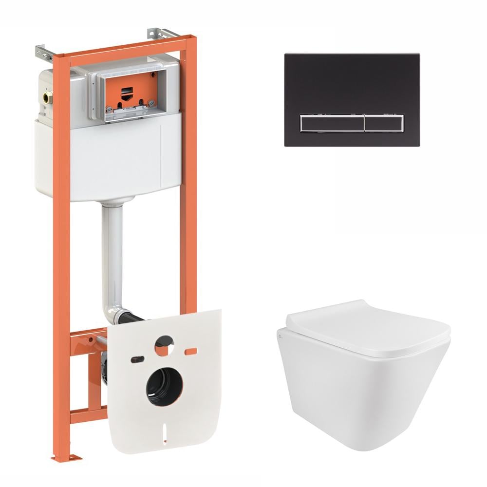 Комплект інсталяції Q-tap Nest QT1733052ERW0133M425M08V1091MB з унітазом і кнопкою (75844) Комплект інсталяції Q-tap Nest QT1733052ERW0133M425M08V1091MB з унітазом і кнопкою (75844)