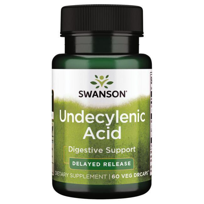 Бетаина гидрохлорид Swanson Undecylenic Acid - 2in1 Formula 60 Veg Caps