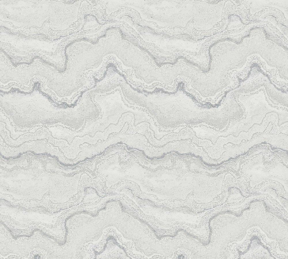 Обои флизелиновые AS Creation Della Natura 39702-6 винил горячего тиснения 1,06х10,05 м Светло-серый