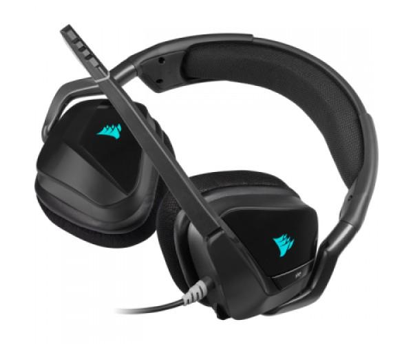 Навушники Corsair Void RGB Elite USB USB Premium 7.1 Surround Sound Carbon (CA-9011203-EU) - фото 9