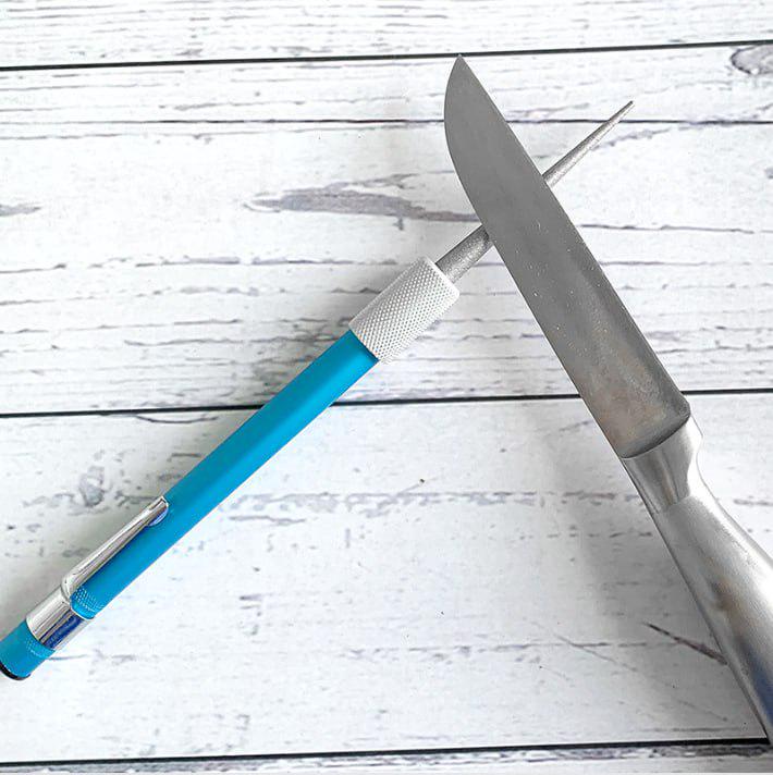 Точилка для ножів/ножиць/гачків кишенькова алмазна Синій (450/1) - фото 3 Точилка для ножів/ножиць/гачків кишенькова алмазна Синій (450/1) - фото 3