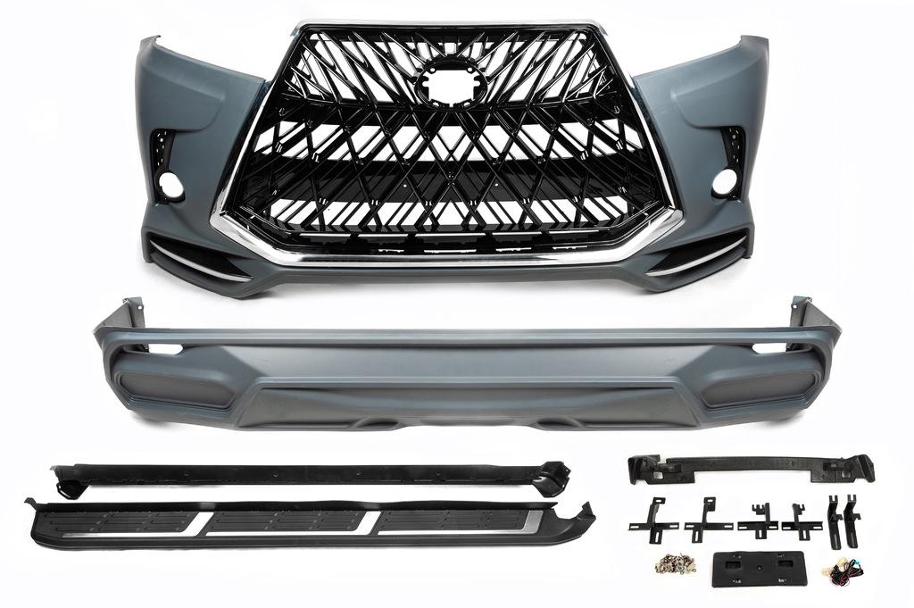 Комплект обвесов GBT для Toyota Highlander 2013-2019 гг. abs-пластик Под покраску
