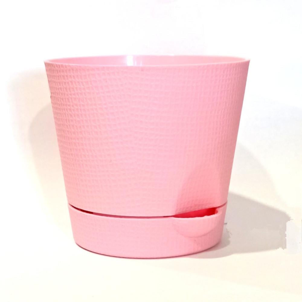 Горщик Насіння країни Фіалка 0.7 л із системою прикореневого поливання Світло-рожевий (14422) Горщик Насіння країни Фіалка 0.7 л із системою прикореневого поливання Світло-рожевий (14422)