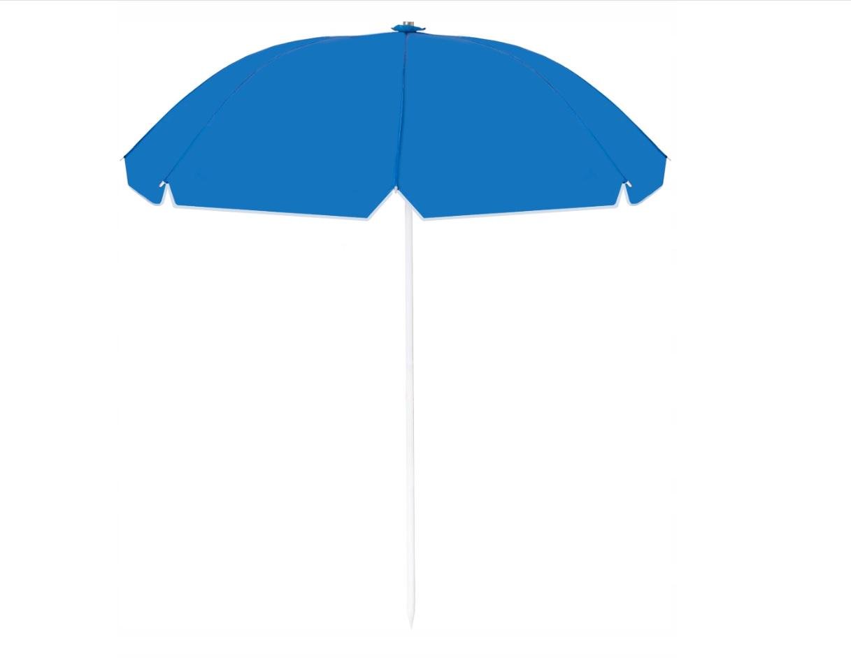 Пляжный зонтик Malatec складной 160 см Синий (28208590)