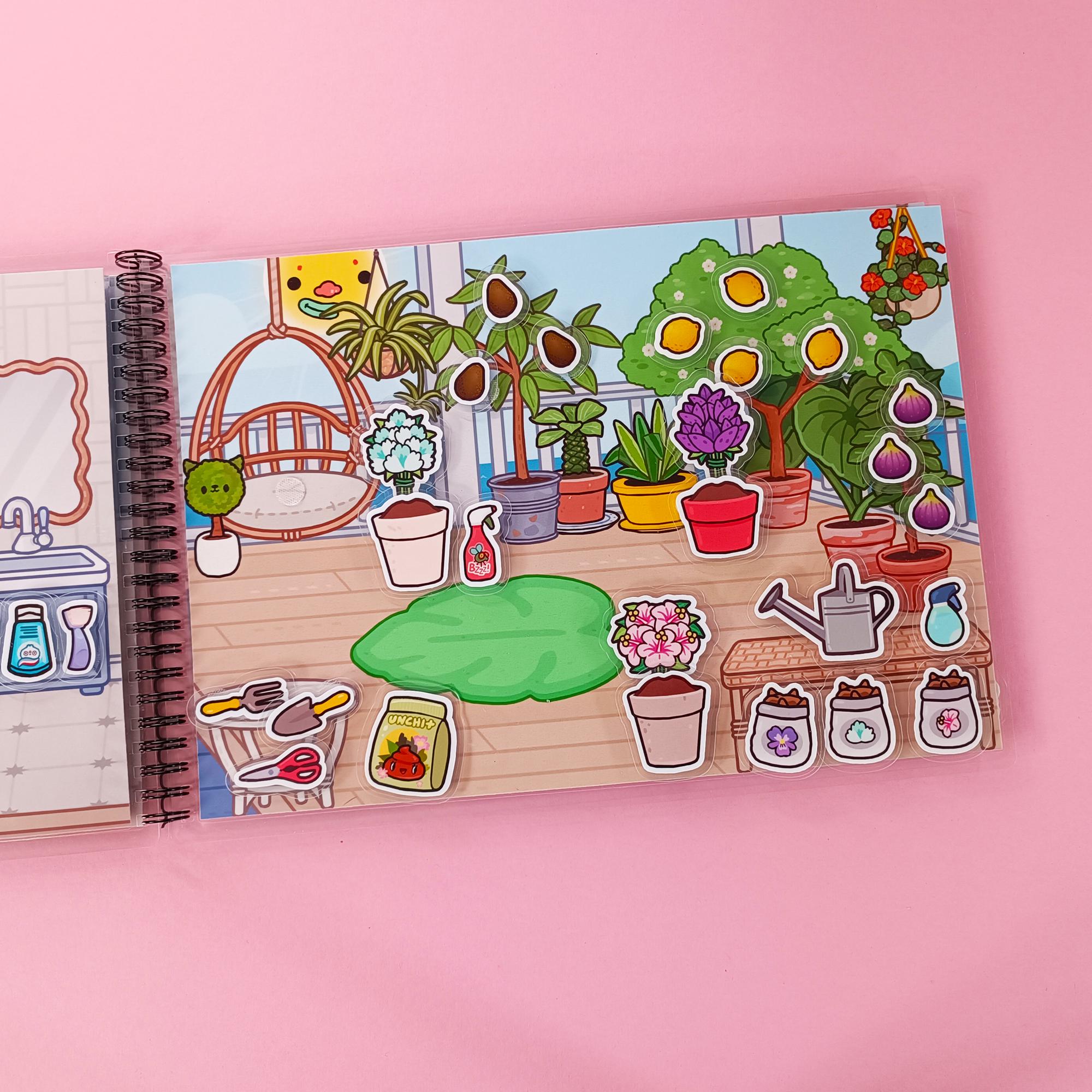 Развивающий альбом Toca Boca World «Прибережна вілла» ламинированный на липучках - фото 7