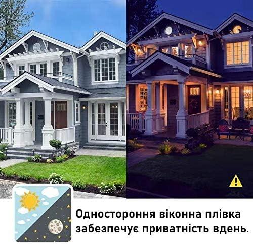 Пленка солнцезащитная многоразовая FILMGOO зеркальная для тонировки окон с затемнением 60х200 см. Серебристый (13304331) - фото 7 Пленка солнцезащитная многоразовая FILMGOO зеркальная для тонировки окон с затемнением 60х200 см. Серебристый (13304331) - фото 7