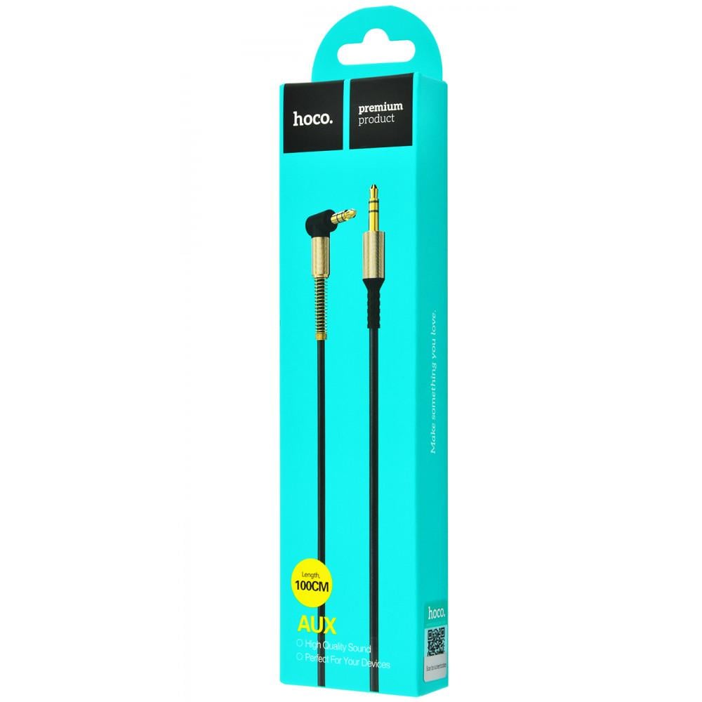 Кабель Hoco UPA02 AUX Spring Audio cable Black - фото 2