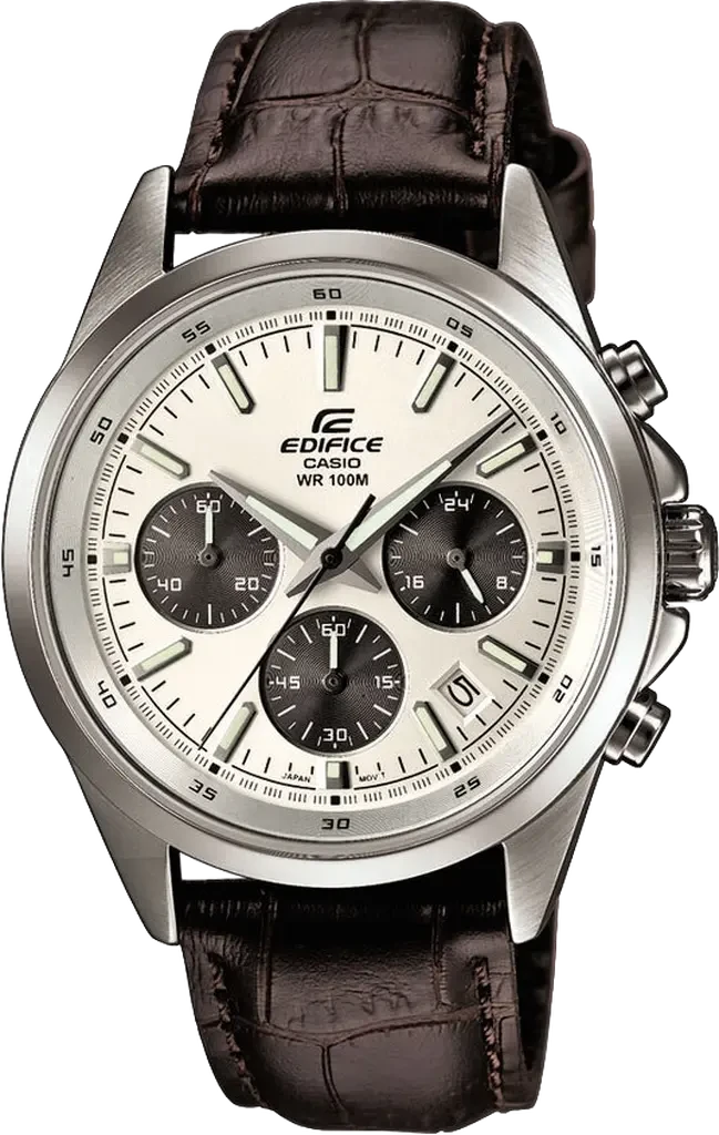 Наручные часы мужские Casio Edifice EFR-527L-7A со стальным корпусом/водозащитой 100 м Серебряный (3100234206)